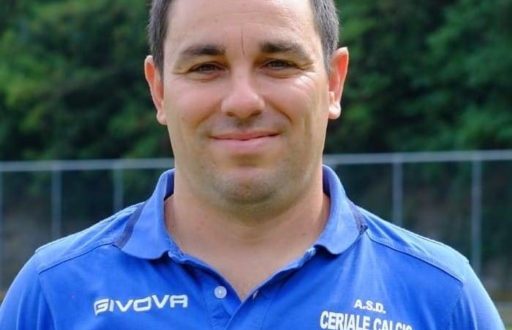 Andrea Savona allenatore settore giovanile del Ceriale Calcio