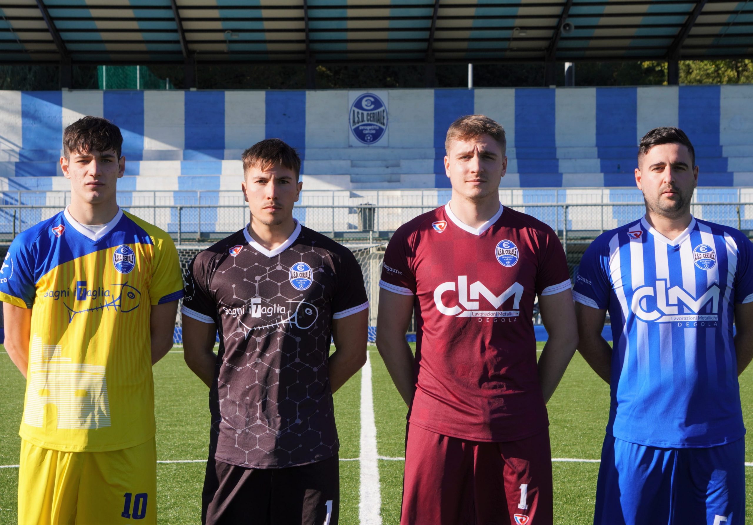 Presentate le nuove maglie della Prima Squadra che celebrano Ceriale Ceriale Progetto Calcio