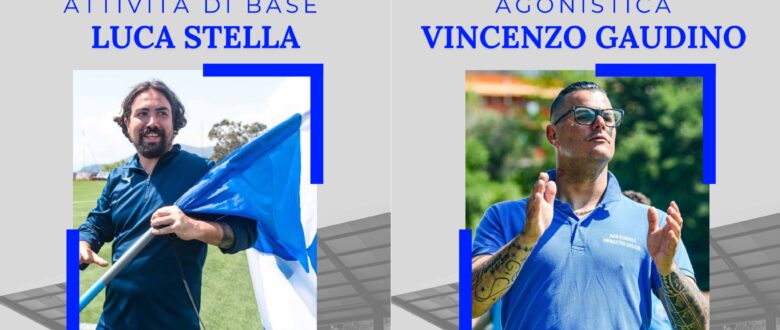 Stella Responsabile Attività di Base, Gaudino Responsabile Organizzativo e Logistico Attività Agonistica