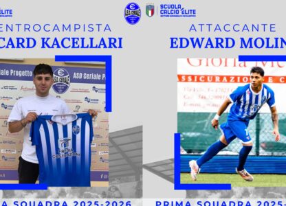 Prima Squadra: riconferme Kacellari e Molina