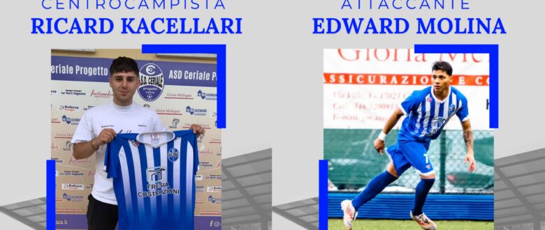 Prima Squadra: riconferme Kacellari e Molina