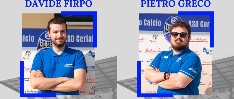Comunicazione: terzo anno cerialese per Firpo, al suo fianco Greco